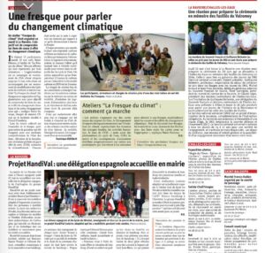 Reseña en la prensa local